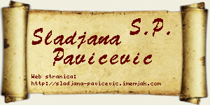 Slađana Pavičević vizit kartica